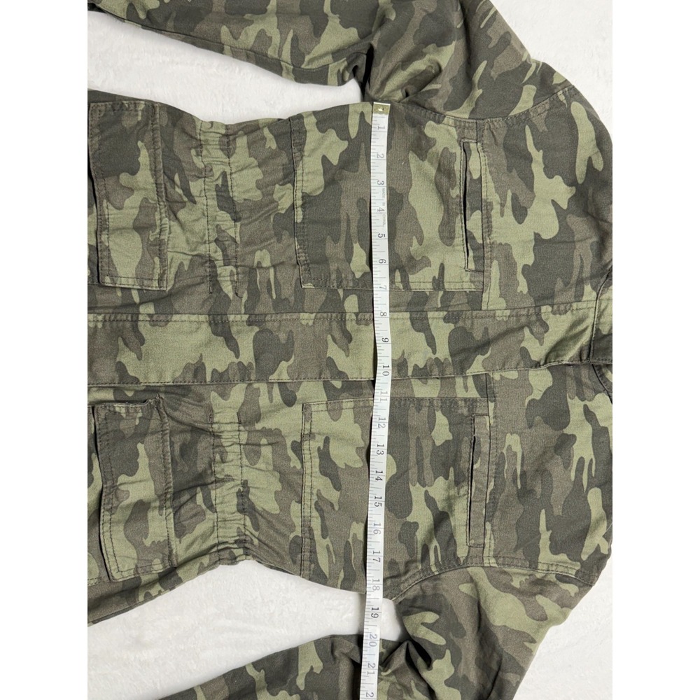 Universal Thread Green Camo Women's Small Utility Jacket Barn Coat Work Military - Picture 5 of 6